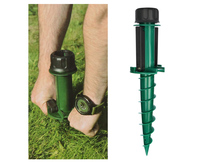 Nouveau Jardin Camping En Plein Air En Plastique Dur Parapluie Piquet Plage Ancre Sable Spike