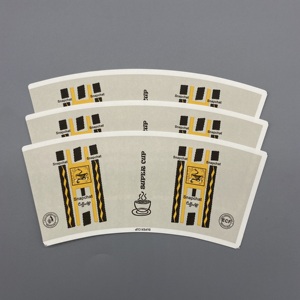 Gobelet en papier alimentaire écologique simple et double couche, enduit de PE, imperméable, avec impression 1 à 8 couleurs, idéal pour salades et snacks - Product Image 4