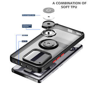 Étui de protection avec anneau de maintien pour <span class=keywords><strong>Xiaomi</strong></span> 13 <span class=keywords><strong>Pro</strong></span> 14 14 <span class=keywords><strong>Pro</strong></span> 12T 2 12X <span class=keywords><strong>11T</strong></span> 11 Ultra 10T, coque arrière rigide avec béquille - Product Image 2