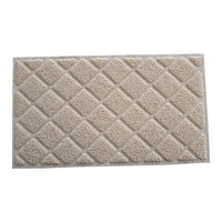 Tapis anti-dérapant écologique, doux, durable, imperméable, en plastique, imprimé moderne, pour attraper la litière des chats