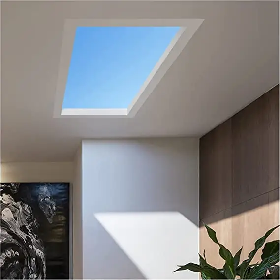 Smart Wifi APP Remote Control 300x300 300x600 600*1200 Natural Daylight Blue Sky Light LED Ceiling Panel Artificial Skylight