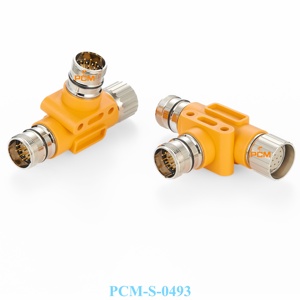Cable Divisor en T para Servomotor <span class=keywords><strong>M23</strong></span>, Conector Circular en T de 12 Pines, 17 Pines, 19 Pines, Enchufe, Sensor de Codificador, Actuador - Product Image 5