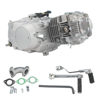 Ensemble moteur d'origine Yinxiang YX125 125cc à 4 vitesses avec embrayage manuel pour la modification de moto tout-terrain, échantillon disponible