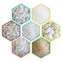 Sable de pierre de quartz pour la filtration de l'eau, qualité export, 99% SiO2, sable de silice blanc, haute dureté, utilisé pour le sablage et l'élimination de la rouille