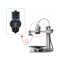 Kit Hotend Extruder, Kit Print Head Hot End, Kit Hotend Struktur Terintegrasi Suhu Tinggi untuk Bambu Lab A1 Mini, dengan Wiper Nozzle Silikon