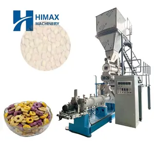 Automatización Máquina procesadora de copos de maíz saludable Fabricante Equipo industrial Máquina para hacer copos de maíz Extrusora de copos de maíz