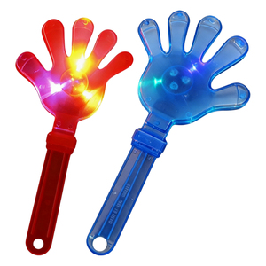ขายส่งราคาถูก ที่ตบมือเชียร์ฟุตบอลแบบกำหนดเอง ที่ตบมือพลาสติกพร้อมไฟ LED - Product Image 3