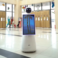 MiCity Oferta Especial Robot Humanoide para Fotomatón con Impresión Automática y Control Remoto de Movimiento, Fotomatón 360 con Pantalla de 32 Pulgadas