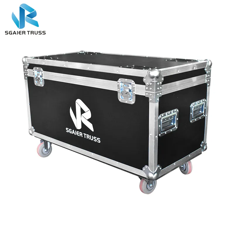 2023 Hot Big capacity miglior materiale Flight Case in alluminio facile da trasportare scatola colore nero in vendita