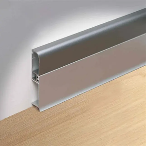 Plinthe décorative en aluminium T5 Profil de plinthe d'angle flexible avec service de coupe Profil de nez en aluminium - Product Image 2