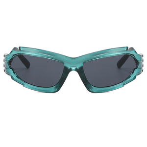 แว่นกันแดดทรงรีแฟชั่นคุณภาพสูงแบบขายส่ง กรอบ PC เต็มกรอบ ป้องกันรังสียูวี 400 สำหรับผู้หญิงและผู้ชาย กรอบเล็กคลาสสิก - Product Image 1