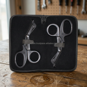 Ciseaux médicaux, ensemble de 2 pièces, lames en acier, 7,5 pouces, ciseaux de traumatologie pour les premiers secours, infirmières, ambulanciers, personnel d'urgence - Product Image 3