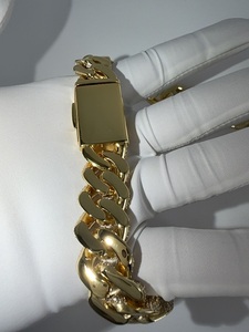 Cadena Cubana Miami, Estilo Hip Hop, Gruesa, en Oro, Plata y Oro Rosa, 14/16/22MM - Product Image 6