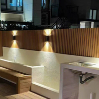 Panel de Pared Acanalado de MDF con Diseño Floral/Damasco, Madera Compuesta Ignífuga y Resistente a la Humedad para Interiores Comerciales/de Entretenimiento