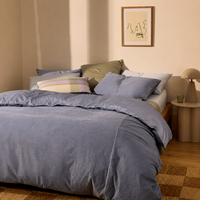 Couette d'hiver chaude en velours côtelé doux, alternative au duvet, sur mesure OEM, fournisseur de couettes King et Queen