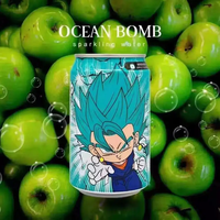 Groothandel Dragon Ball Apple Smaak Koolzuurhoudende Dranken Exotisch Alle Smaak Oceaanbom Frisdrank Bruisend Water 330Ml