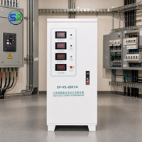 Stabilisateur de tension triphasé 60 kVA 380 V, régulateur automatique à haute efficacité avec cœur MCU pour une sortie de puissance fluide