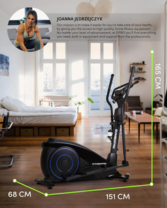 Équipement multifonctionnel de fitness pour la maison Gym Walker Stepper Elliptical Cross Trainer Bike for Cardio Training - Product Image 4