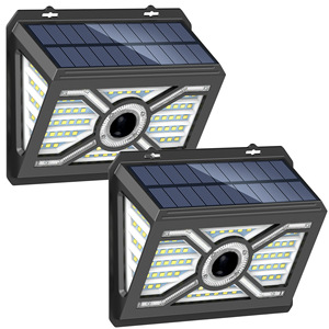 Lámpara de Pared con Sensor de Movimiento, Modelo Privado 2024, IP65, Lámpara Solar para Exteriores, Lámpara de Pared Integrada, Sensor Inteligente - Product Image 2