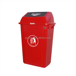 40L No Wheel Garbage Recycle Waste Bin Plastic Trash Can Wheel Trash Can Pop Up Trash Can