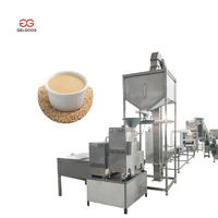 Machine de broyage de beurre de torréfaction de nettoyage de graines de sésame ligne de production de tahini machine de fabrication de pâte de sésame