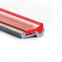 Lèvre d'essuie-glace PU rouge pour bande d'essuie-glace en polyuréthane CNC C2 Guide Way Wipe CNC Machine Outils Accessoire