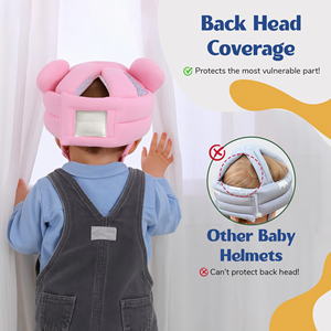 <span class=keywords><strong>Casque</strong></span> de sécurité léger et rembourré pour bébé, protection anti-<span class=keywords><strong>chute</strong></span>, sangle de menton réglable, pour l'apprentissage de la marche des tout-petits - Product Image 6