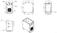 Refroidisseur d'eau compact à air Huajing 24VDC 110W, 8,5 kg, système de refroidissement R134a, échangeur de chaleur pour laser diode, applications esthétiques, médicales et test de diagnostic