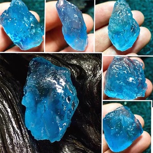 Pietra <span class=keywords><strong>di</strong></span> cristallo minerale <span class=keywords><strong>di</strong></span> pietra preziosa grezza naturale all'ingrosso blu <span class=keywords><strong>acquamarina</strong></span> per la guarigione - Product Image 2