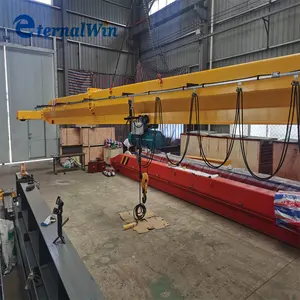 LDA Type factory price 5 ton 20 ton single girder overhead crane for sale