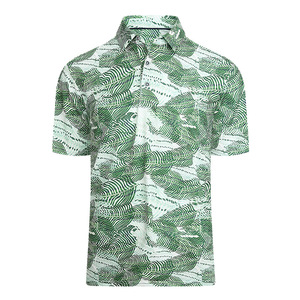 เสื้อโปโลกอล์ฟแขนสั้นสำหรับผู้ชายปรับแต่งได้เสื้อกีฬา OEM พิมพ์ลายวินเทจพร้อมโลโก้ปัก - Product Image 1