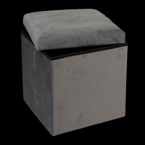 Modern <b>Stool</b> Living Room Furniture <b>Storage</b> Box Fabric Stainless Steel Bamboo Highest Quality Sample Available <b>Stools</b> Counter - Product Image 1