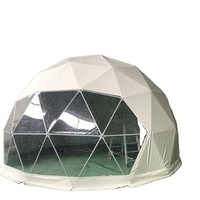 Extérieur étanche 8m 6m Euro Luxury Glamping Family Dome House Tentes pour 2-5 personnes