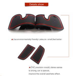 Tapis de tasse de fente de porte anti-dérapant classique pour <span class=keywords><strong>Honda</strong></span> Vezel <span class=keywords><strong>HR</strong></span>-<span class=keywords><strong>V</strong></span> 2021 <span class=keywords><strong>2022</strong></span> HRV accessoires intérieurs caboteur de coussin de porte antidérapant - Product Image 4