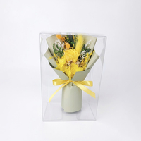 Bouquet de mini roses éternelles faites à la main, longue durée (3-5 ans), pour la remise des diplômes, Pâques, Noël, Thanksgiving, la Saint-Valentin