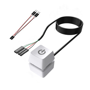 Botón de encendido mecánico con LED para PC, interruptor de escritorio, línea de extensión, interfaz DuPont de cable de cobre - Product Image 2