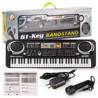 Introductory Keyboard Musical Instrument Piano 61 Key Folding Electronic Keyboard