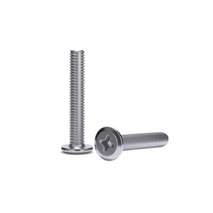 M6 <b>Flat</b> Head Phillips <b>Screws</b> Metric Carbon Steel Grade B Level 4.8 For Furniture And Communication Equipment - Product Image 4