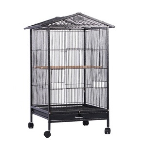 Gabbia per Pappagalli Extra-Large di Lusso a Villa Ornamentale in Ferro per Allevamento Domestico Chiusura a Scatto Confezionata in Scatola - Product Image 1