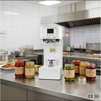 Machine d'emballage semi-automatique électrique pour bouteilles et canettes avec scellage par induction, conception portable, usage commercial