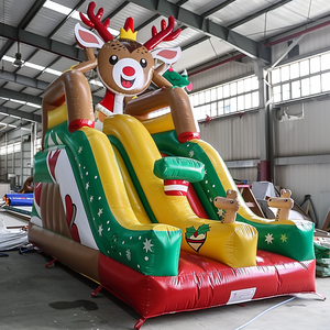 Castillo Inflable Comercial con Diseño Navideño, Casa de Brinco Inflable para Niños y Adultos - Product Image 6