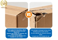 Caja de Envío Corrugada Estándar RSC Ecológica y Portátil al por Mayor, Cartón de Pared Simple/Doble, Grado Industrial, con Brillo