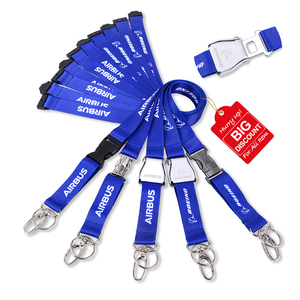 Tùy chỉnh hàng không mini dây an toàn khóa dây buộc Airbus Boeing cabin Phi Hành Đoàn dây buộc không có thứ tự tối thiểu - Product Image 2