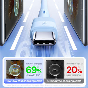 Remax <span class=keywords><strong>Leya</strong></span> Series 2.4A Cable de datos de silicona líquida de carga rápida Cable de datos móvil de la serie 2. 2 2. - Product Image 3