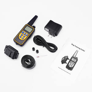 कुत्ते का झटका प्रशिक्षण कॉलर 800 मीटर रिमोट रिचार्जेबल प्लास्टिक के साथ सभी नस्लों के लिए प्रशिक्षण मोड - Product Image 5