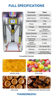 Impresora 3D de Arte en Azúcar TH3D-170, Máquina de Pintura en Azúcar de Grado Alimenticio, Impresora Automática de Dulces de Alta Precisión para Panadería
