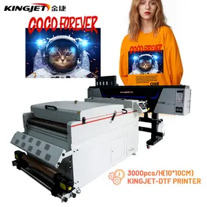 Selling large digital sublimation format t-shirt 33cm pet film fast printer all in one a3 dtf printer print machine