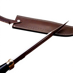 Couteau Bowie de camping en acier, lame fixe légère, étui en cuir, couteaux Bowie à lame fixe pour l'extérieur en vente - Product Image 5