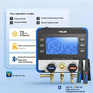 HVAC Digital <span class=keywords><strong>Manifold</strong></span> <span class=keywords><strong>Gauges</strong></span> VRM-2S - Digital Vacuum Gauge Equipado com Braçadeira De Temperatura Sem Fio - Product Image 2