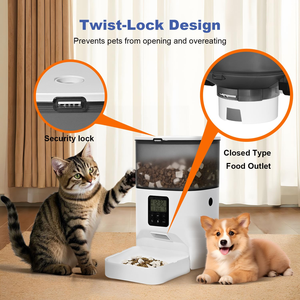Factory Custom Raised Elevated Dog Cat Food Intelligent Bowl Wholesale Smart Automatic Pet Feeder With <b>Camera</b> APP Remote Control - Product Image 5